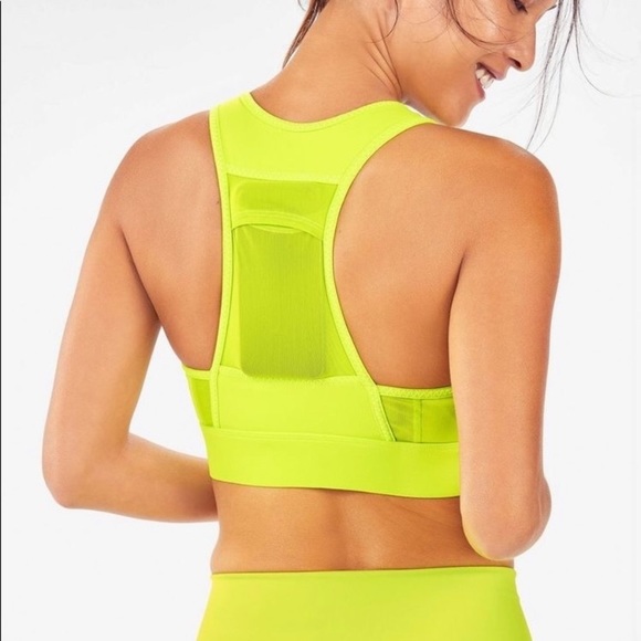 Fabletics Other - Fabletics Mila Sports Bra Large Neon